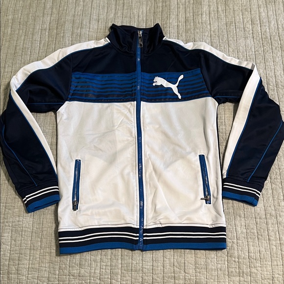 🔥🔥Puma Blue and White Athletic Tracksuit - Picture 2 of 16